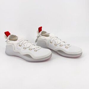 Christian Louboutin Arpoador White Drawstring Sneakers Size 39 US 9 Women 6958